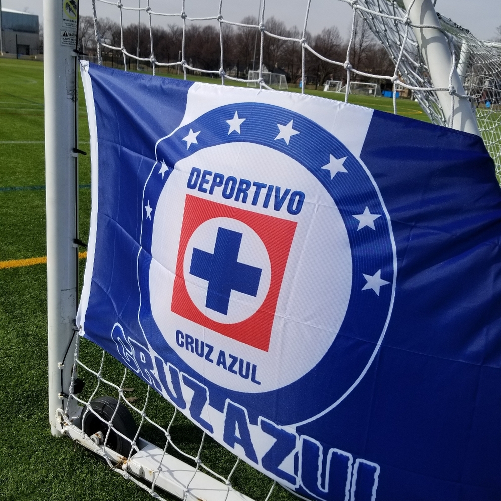 Bandera del cruz azul la maquina cementera. - Picture 2 of 6